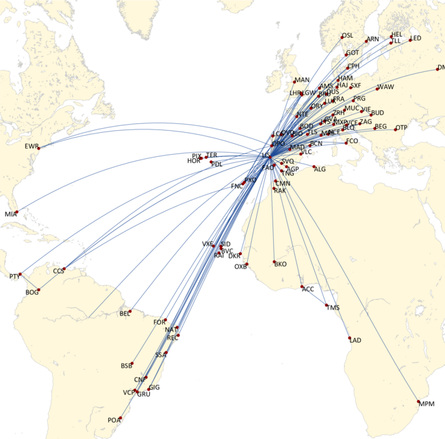 TAP Route Network