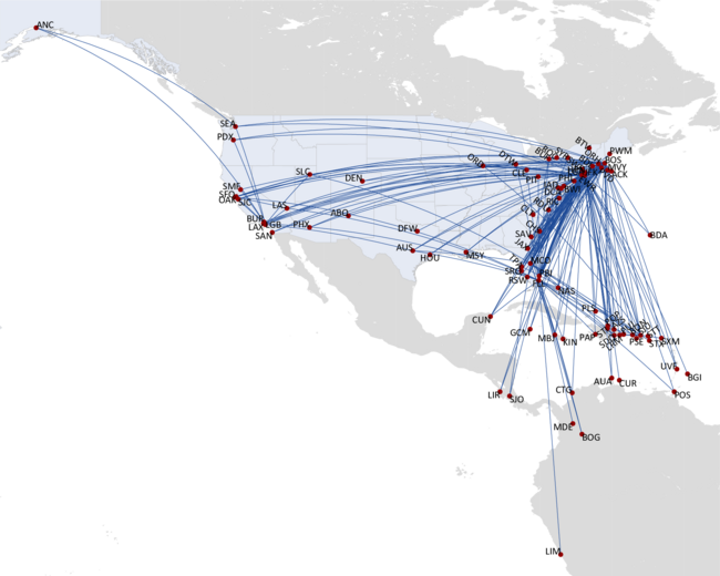 JetBlue Route Network