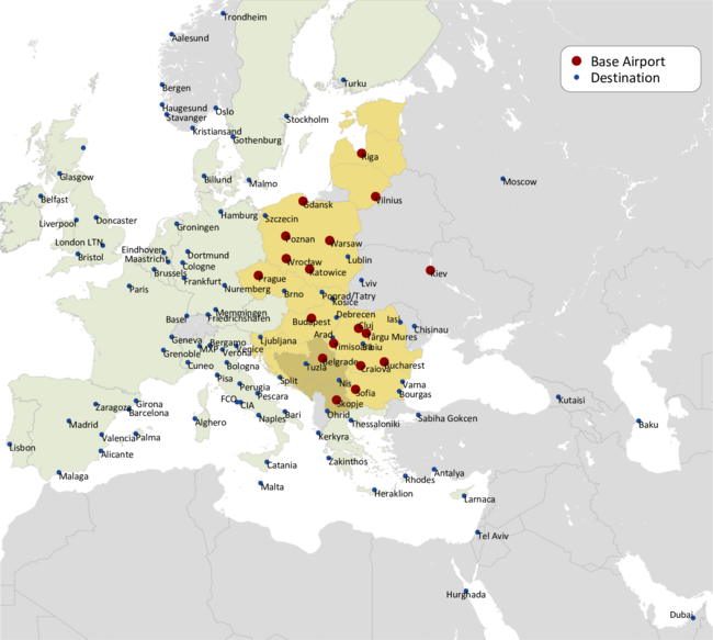 Wizz Air Route Network