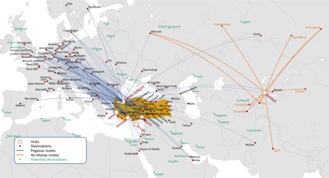 PEGASUS ROUTE MAP 