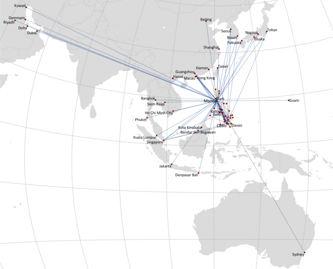 CEBU PACIFIC ROUTE NETWORK