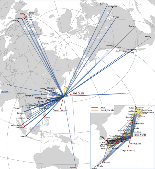 ANA ROUTE NETWORK 