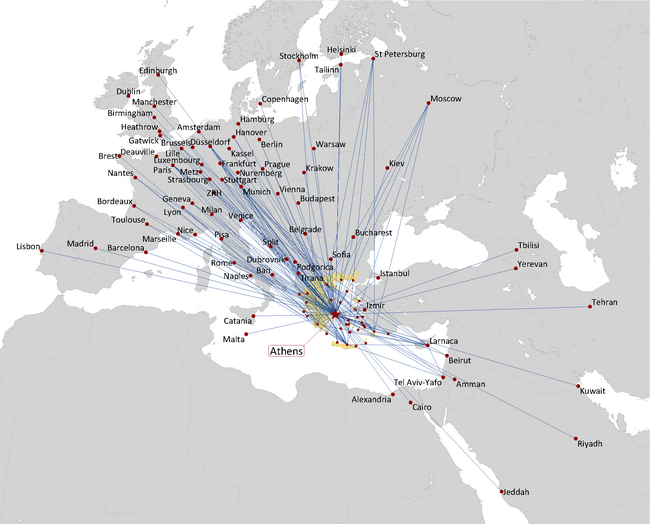 AEGEAN: NETWORK MAP