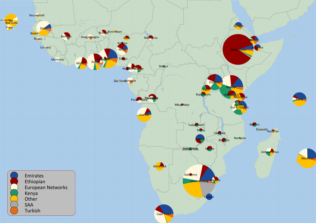 SUB-SAHARAN INTERCONTINENTAL HUB CAPACITY