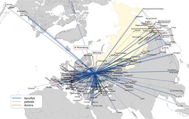 AEROFLOT ROUTE NETWORK