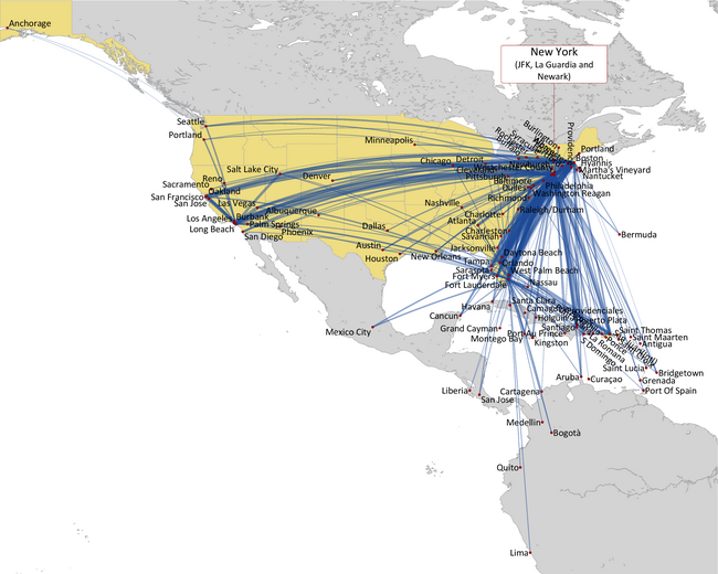 JETBLUE ROUTE NETWORK