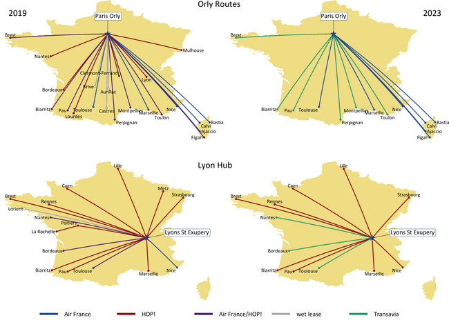 AIR FRANCE: RESTRUCTURING DOMESTIC NETWORK