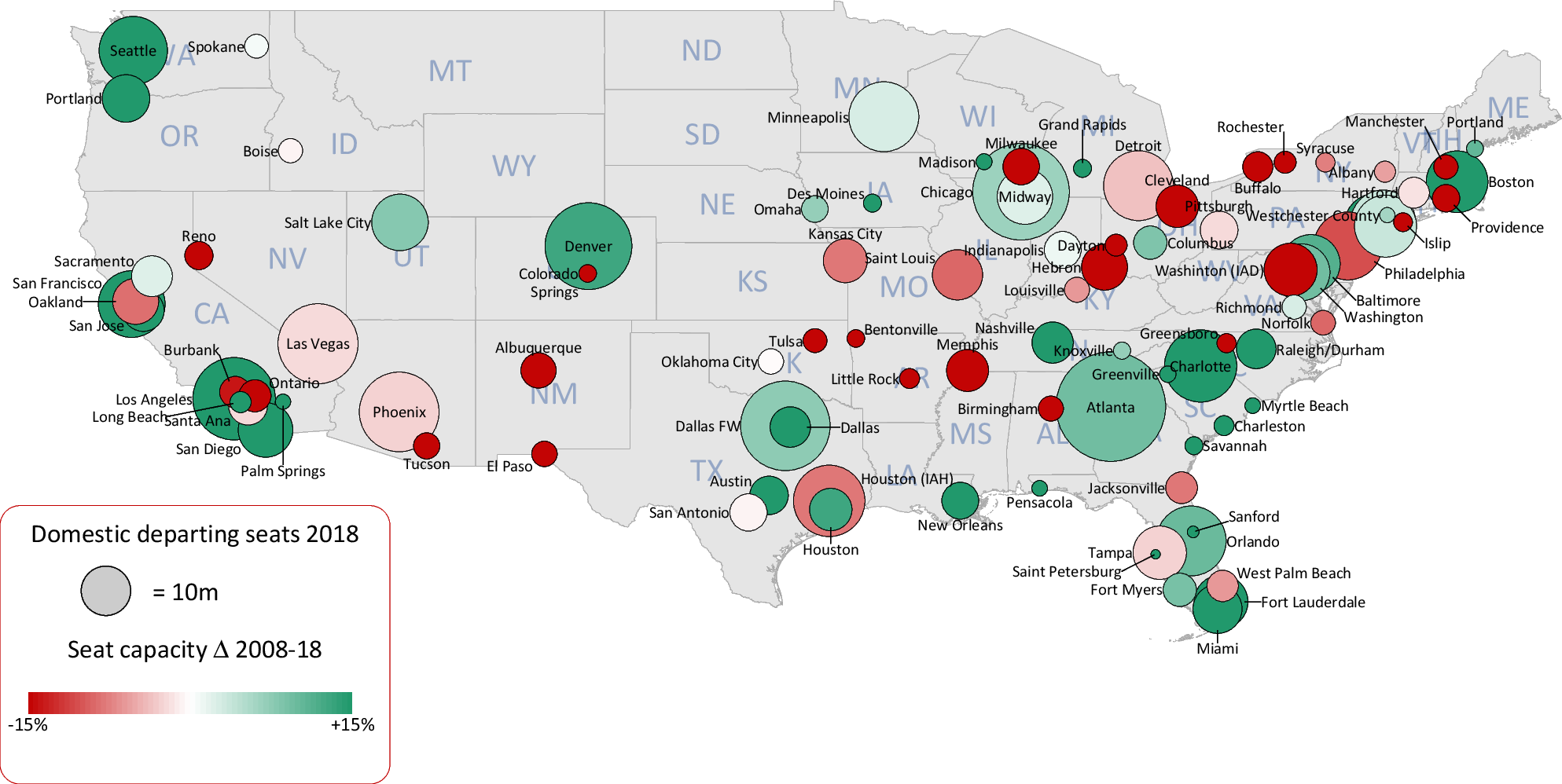 EFFECTS OF CONSOLIDATION ON THE TOP 100 AIRPORTS