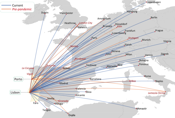 TAP: EUROPEAN ROUTE NETWORK