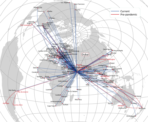 EMIRATES: ROUTE NETWORK