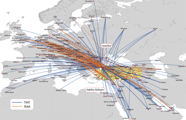 THY SHORT HAUL ROUTES