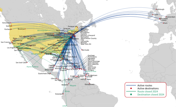 JETBLUE: ROUTE NETWORK