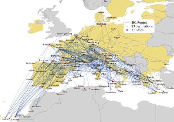 VOLOTEA ROUTE MAP