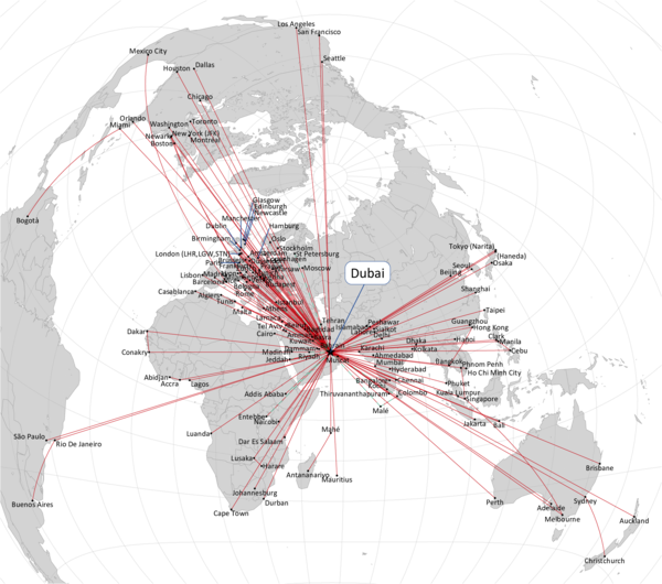 EMIRATES: ROUTE NETWORK