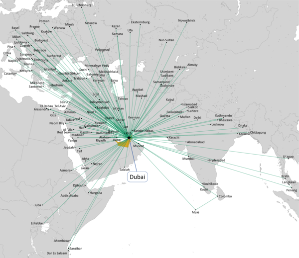 FLYDUBAI: ROUTE NETWORK
